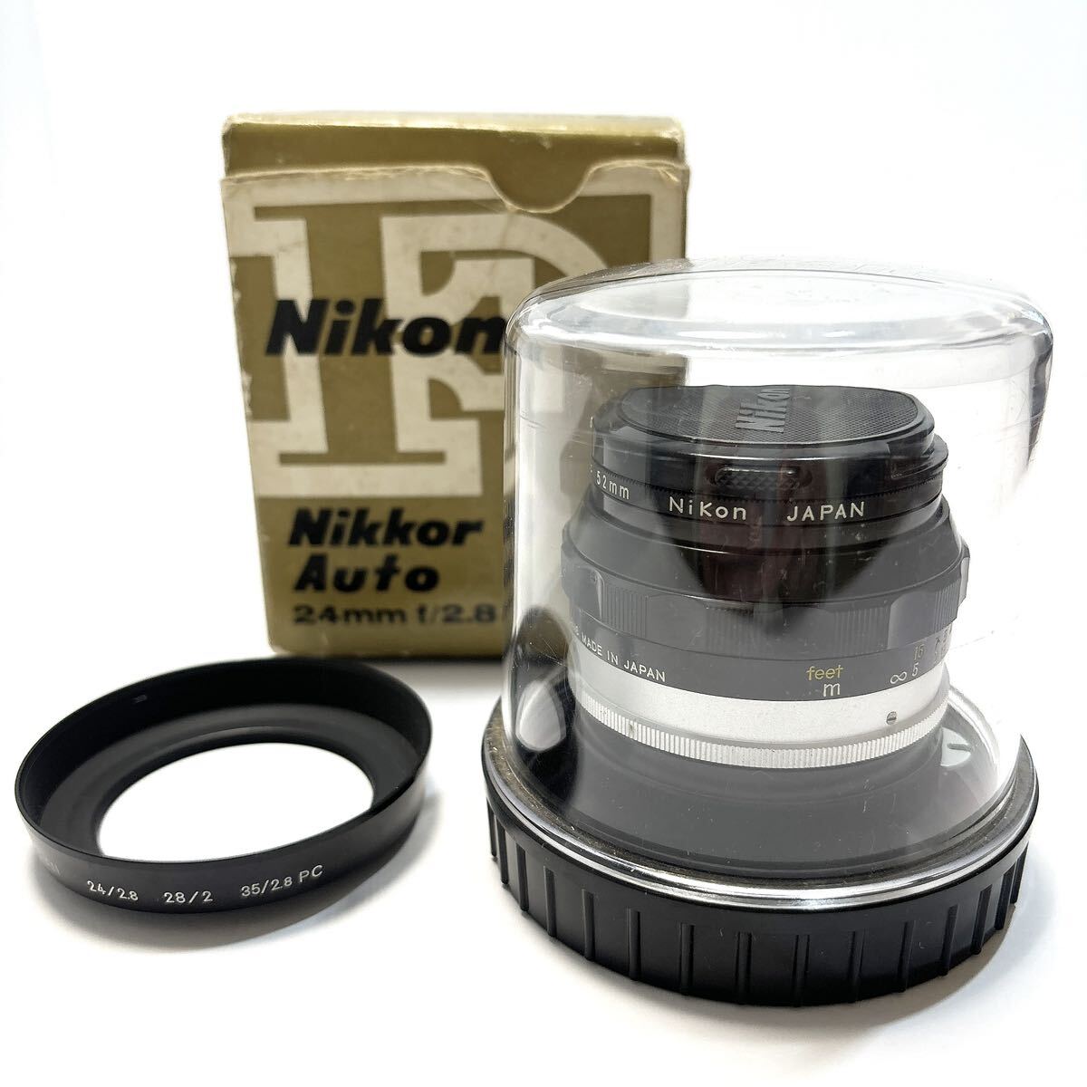 Nikon Nikon NIKKOR-N Auto 1:2.8 24mm camera lens F mount manual focus alp.0316