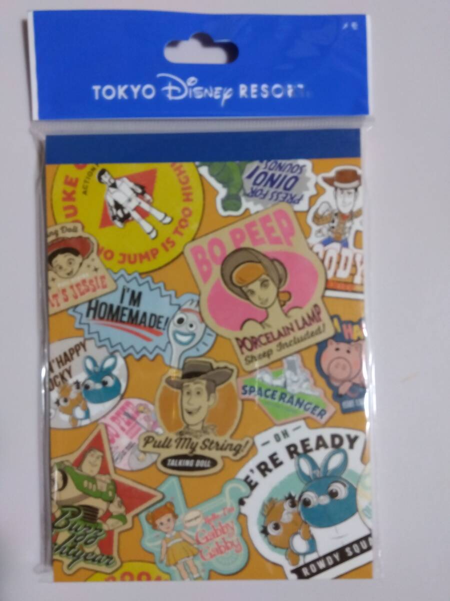 【送料無料】メモ トイストーリー（8絵柄） 東京ディズニーリゾート_画像1