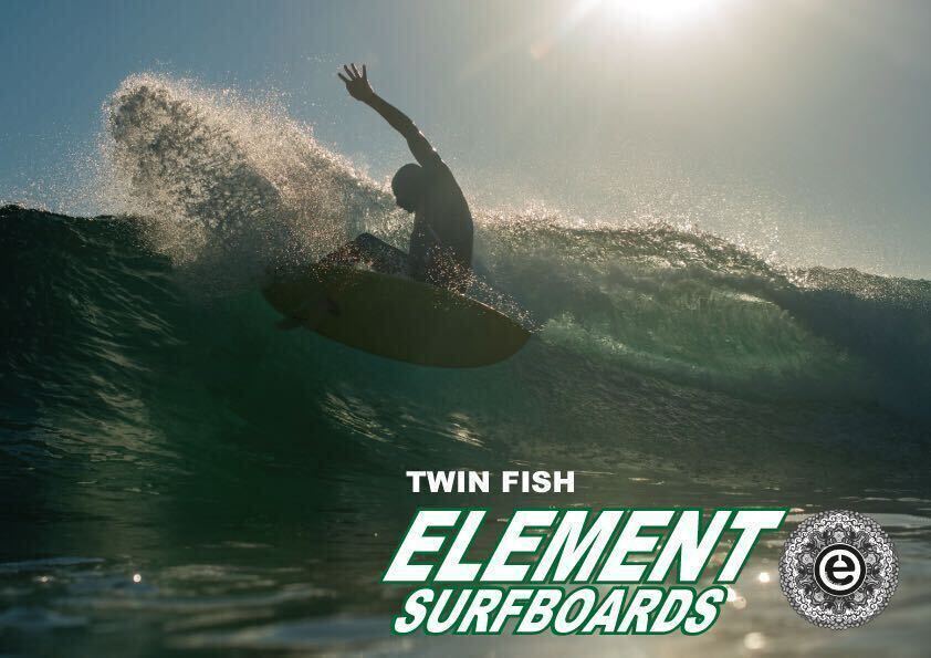 [ новый товар не использовался ]ELEMENTsurfboard TWIN FISH 6.2 DUNEEPS Element доска для серфинга twin рыба Австралия Байрон Bay 