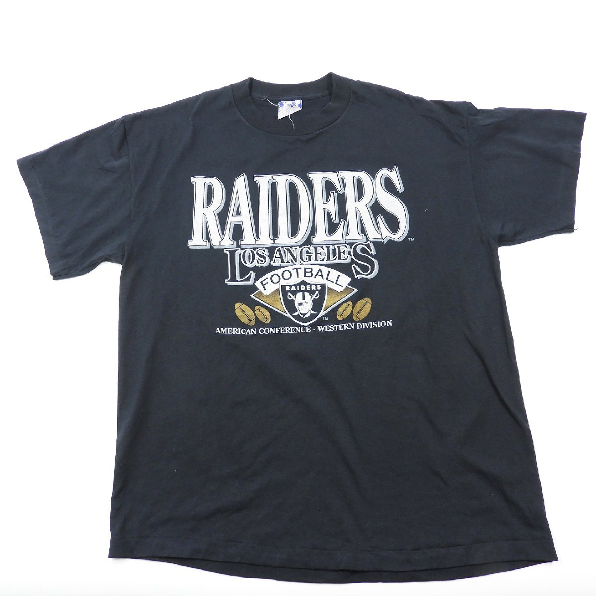 RAIDERS レイダース Tシャツ Size XL #17231 送料360円 アメカジ オールドスクール NFL アメフト Teeの画像1