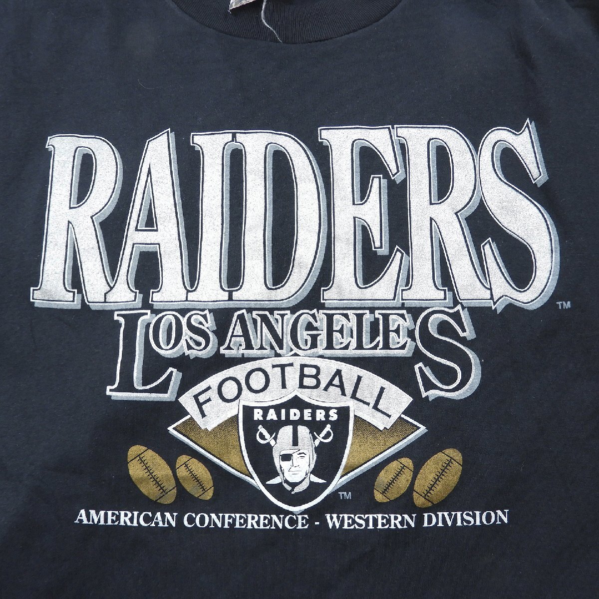 RAIDERS レイダース Tシャツ Size XL #17231 送料360円 アメカジ オールドスクール NFL アメフト Teeの画像5