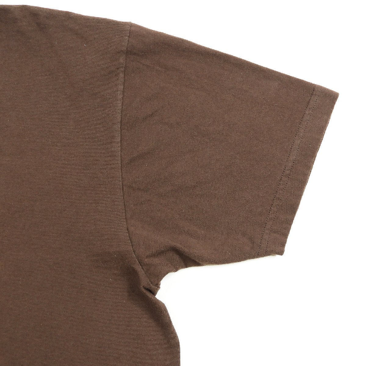 JACKALOPE ジャッカロープ 半袖 Tシャツ フロッキー プリント ブラウン size XL #17281 送料360円 アメカジ トップス 半袖_画像6