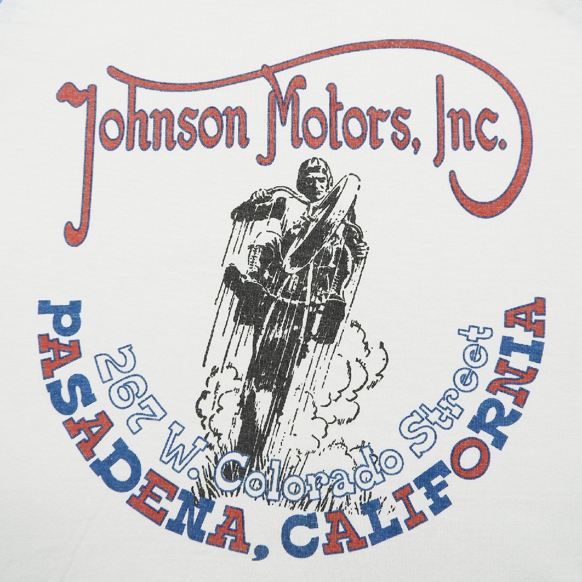 TOYS McCOY トイズマッコイ 長袖 Tシャツ Johnson Motors size M #17342 アメカジ ジョンソンモータース ラグラン プリント_画像5