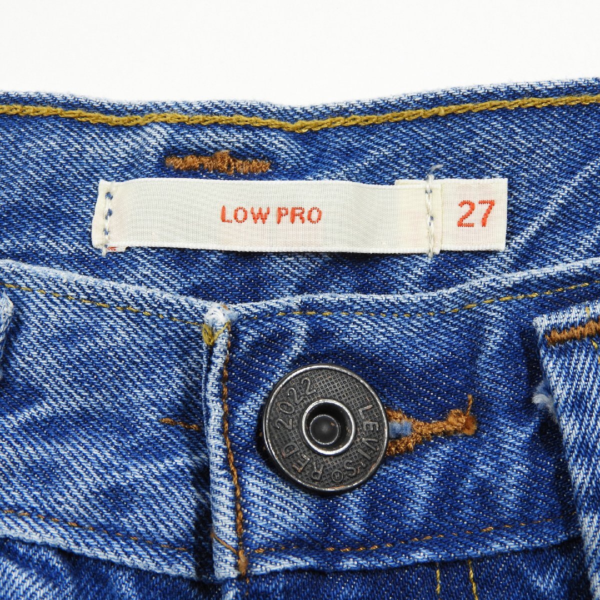 美品 Levis リーバイス RED デニムパンツ LOW PRO Size 27 #17509 レディース アメカジ カジュアル ジーンズ_画像5