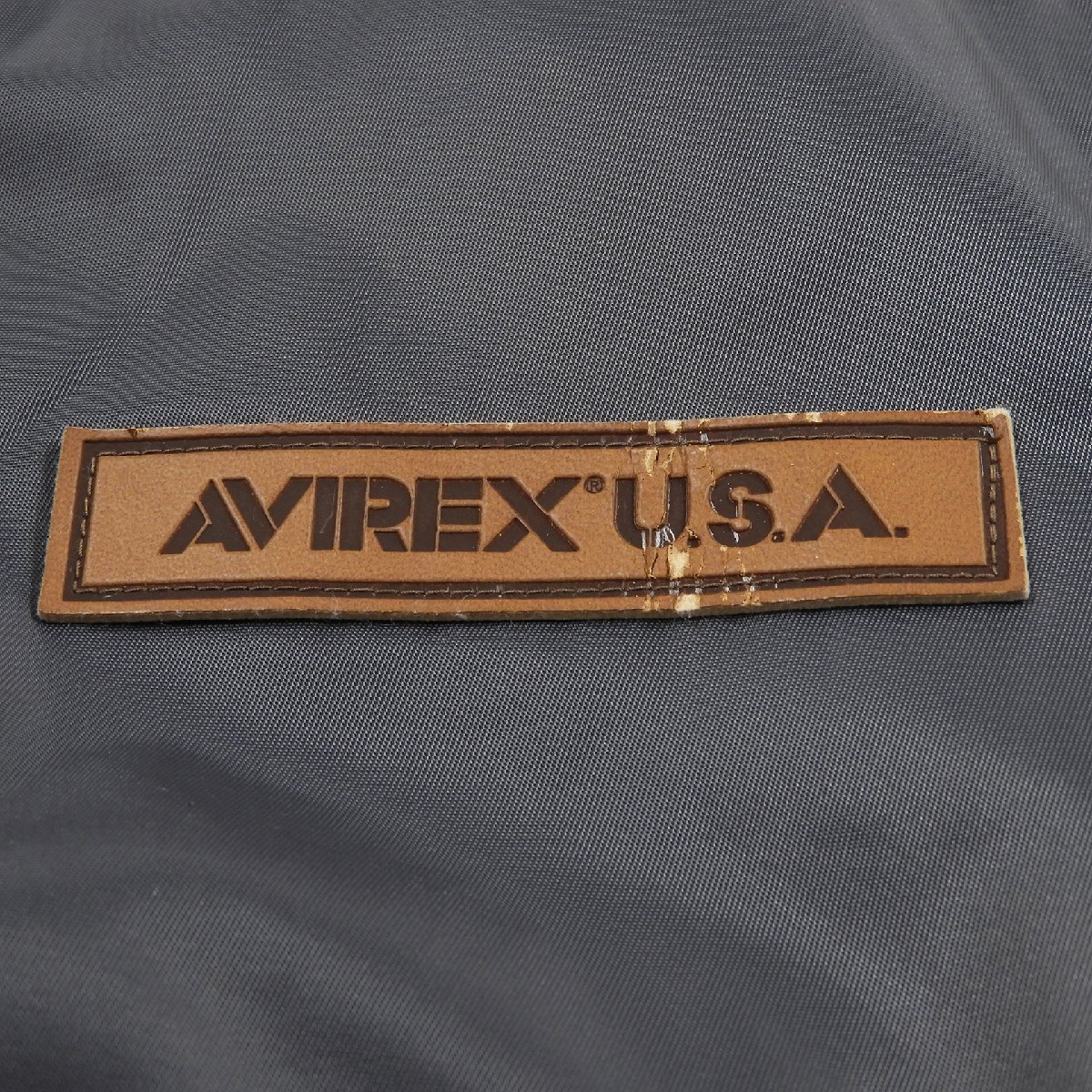 AVIREX アヴィレックス MA-1 フライトジャケット ジュニア size 130 #17597 アビレックス ミリタリー キッズ 子供服 ロゴ_画像5