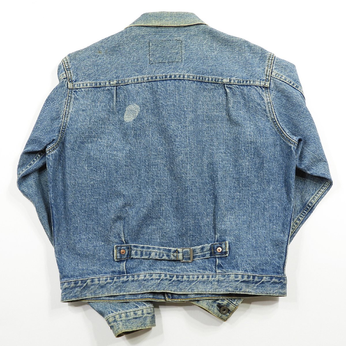 90's LEVIS リーバイス 71506 デニムジャケット 大戦モデル 復刻 日本製 size 38 #17594 オールド ヴィンテージ 1st ファースト BIGE_画像2