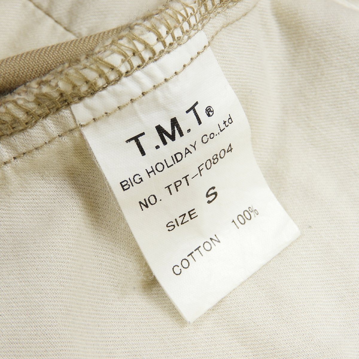 TMT ティーエムティー TPT-F0804 チノパンツ ベージュ size S #17827 コットン ボトムス アメカジ_画像4