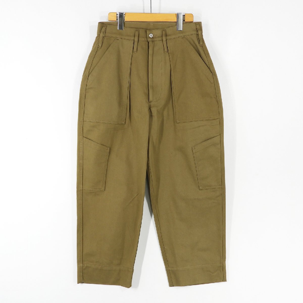 未使用 TUKI ツキ 0145 COMBAT PANTS コンバットパンツ KATSURAGI DRIL size 1 #17907 ミリタリー トラウザー カツラギ 葛城ドリル_画像1