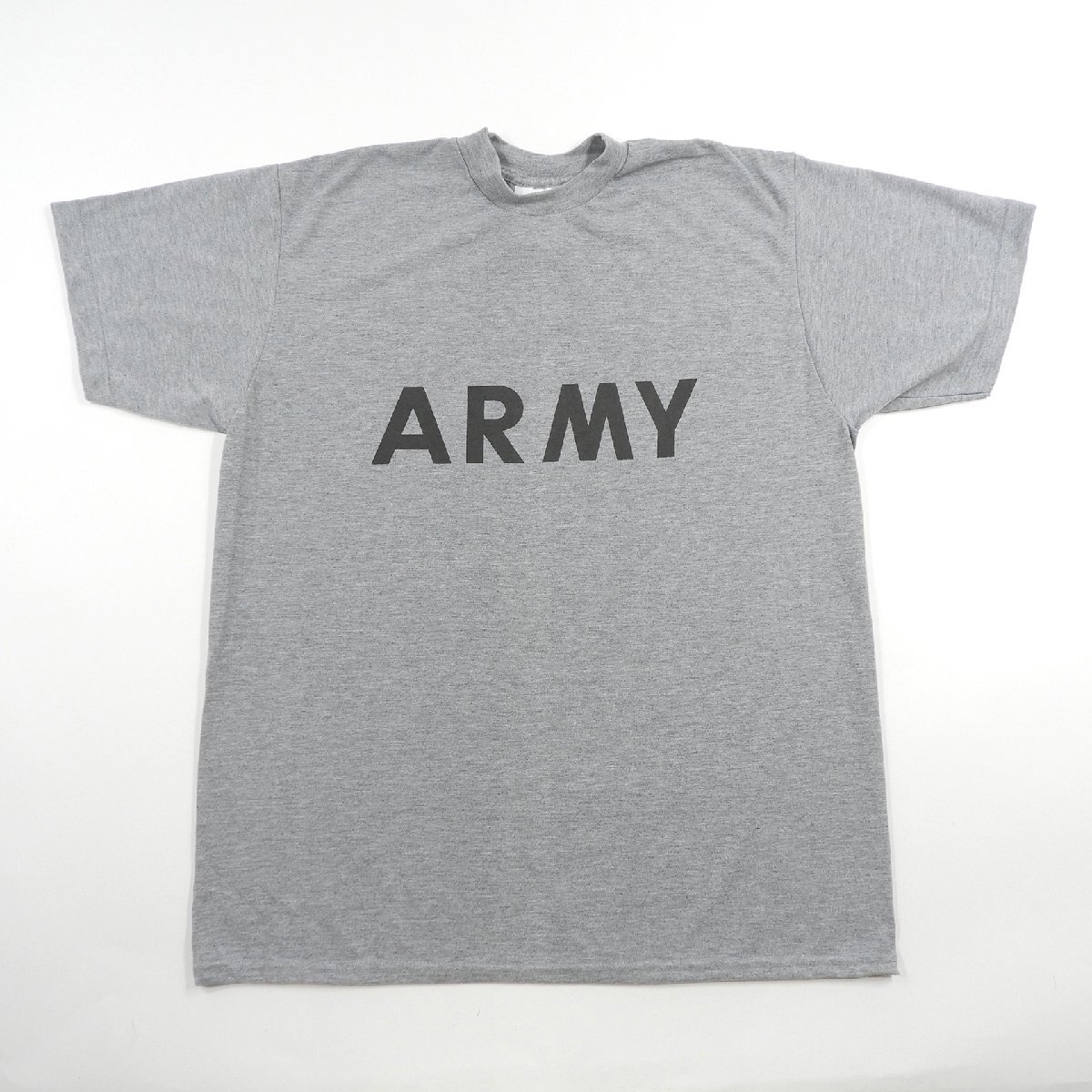 10年製 未使用 米軍 ARMY トレーニングTシャツ グレー size L #17898 送料360円 ミリタリー アメリカ軍 実物の画像2