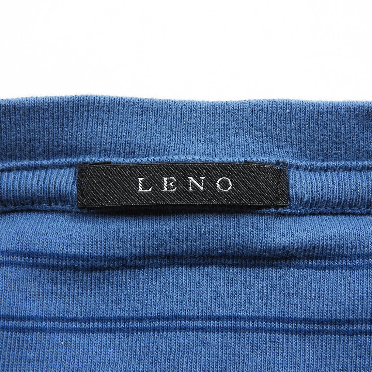 未使用 LENO リノ ボーダー 半袖 Tシャツ size 0 #17889 送料360円 カジュアル コットンの画像3