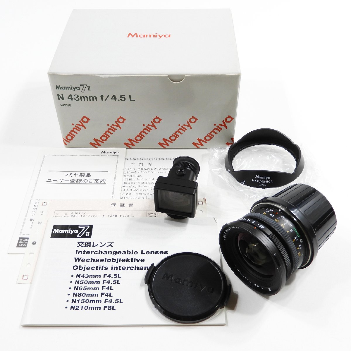 未使用 Mamiya N43mmF4.5L 中判カメラ レンズ #17935 趣味 コレクション アクセサリーの画像1