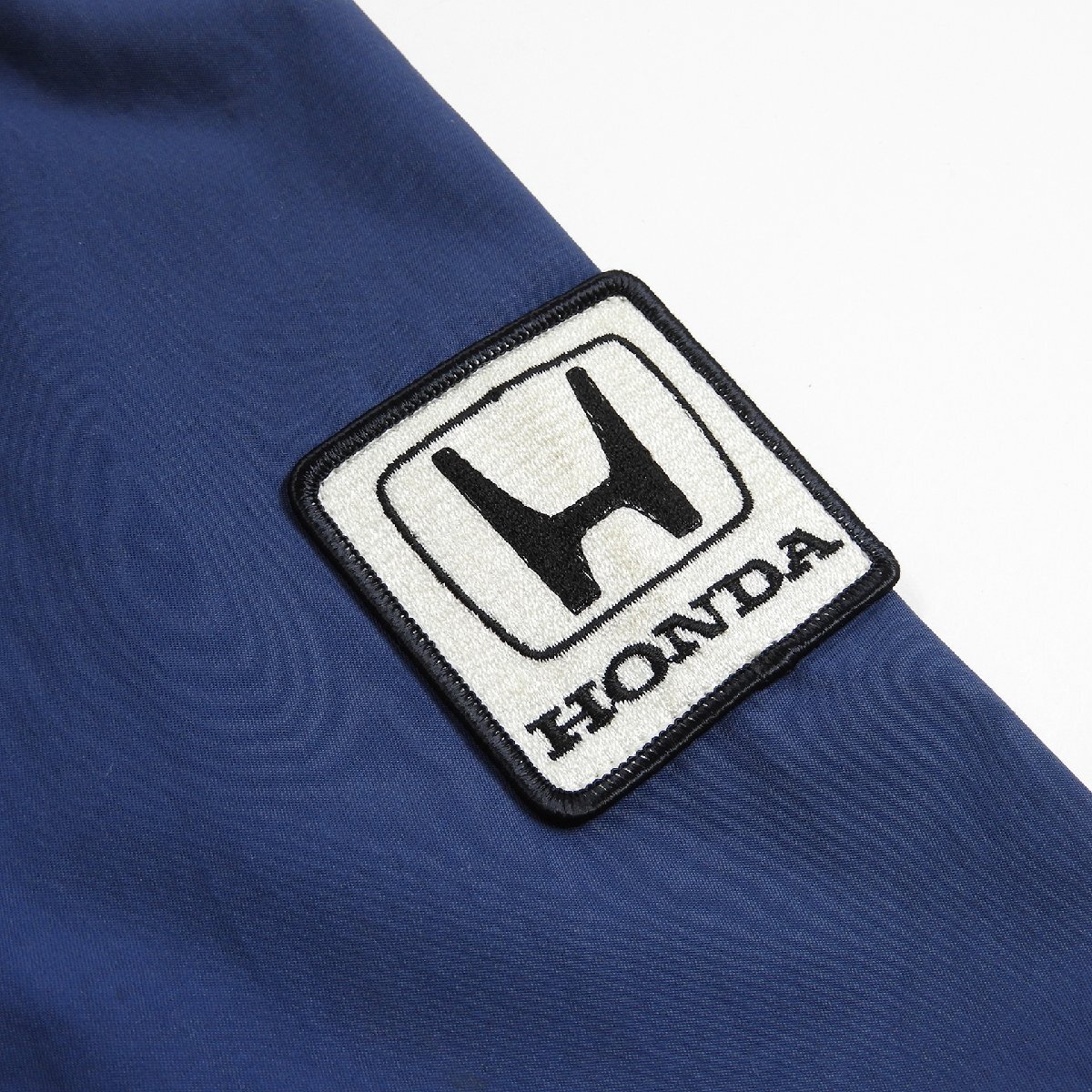 HONDA COLLECTION ホンダ ナイロンジャケット ネイビー size L #17999 オールド アメカジ ブルゾン 刺繍_画像4