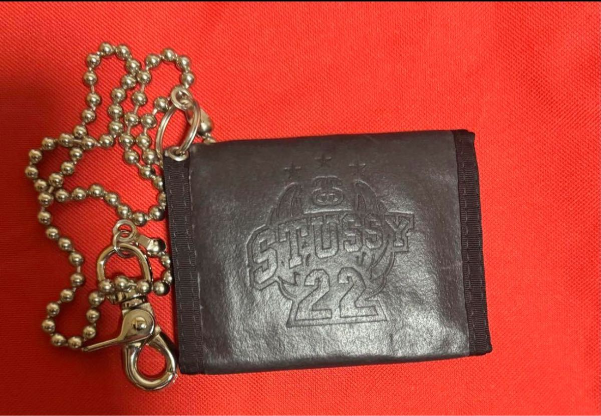 STUSSY 22周年 レザー　ウォレット 財布