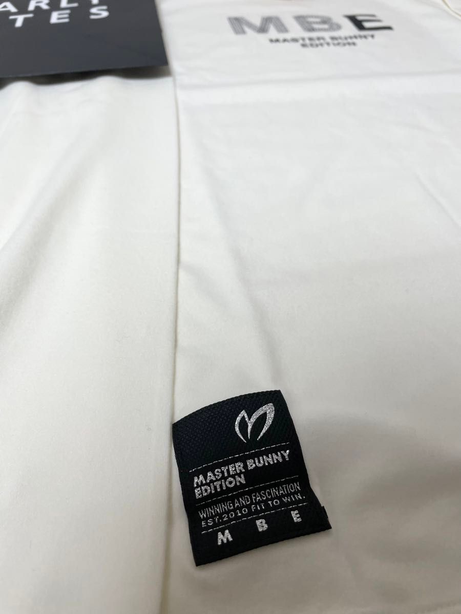 【新品未使用タグ付き】パーリーゲイツ　マスターバニーエディション　MBE フード付き長袖Tシャツ　サイズ5（L） ホワイト　白