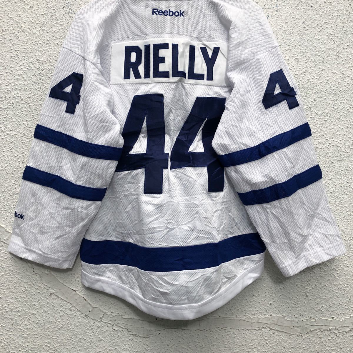 中古 古着 Reebok NHL ゲームシャツ ユース Sサイズ リーボック トロント ホワイト×ブルー 古着卸 アメリカ仕入 a603-5090の画像8