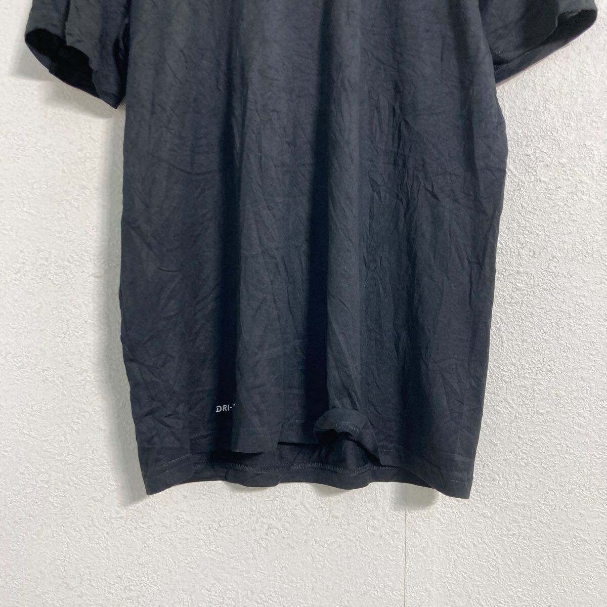 中古 古着 NIKE 半袖 ロゴ Tシャツ レディース M ブラック ナイキ スポーツ ドライフィット 古着卸 アメリカ仕入 a603-6583_画像3