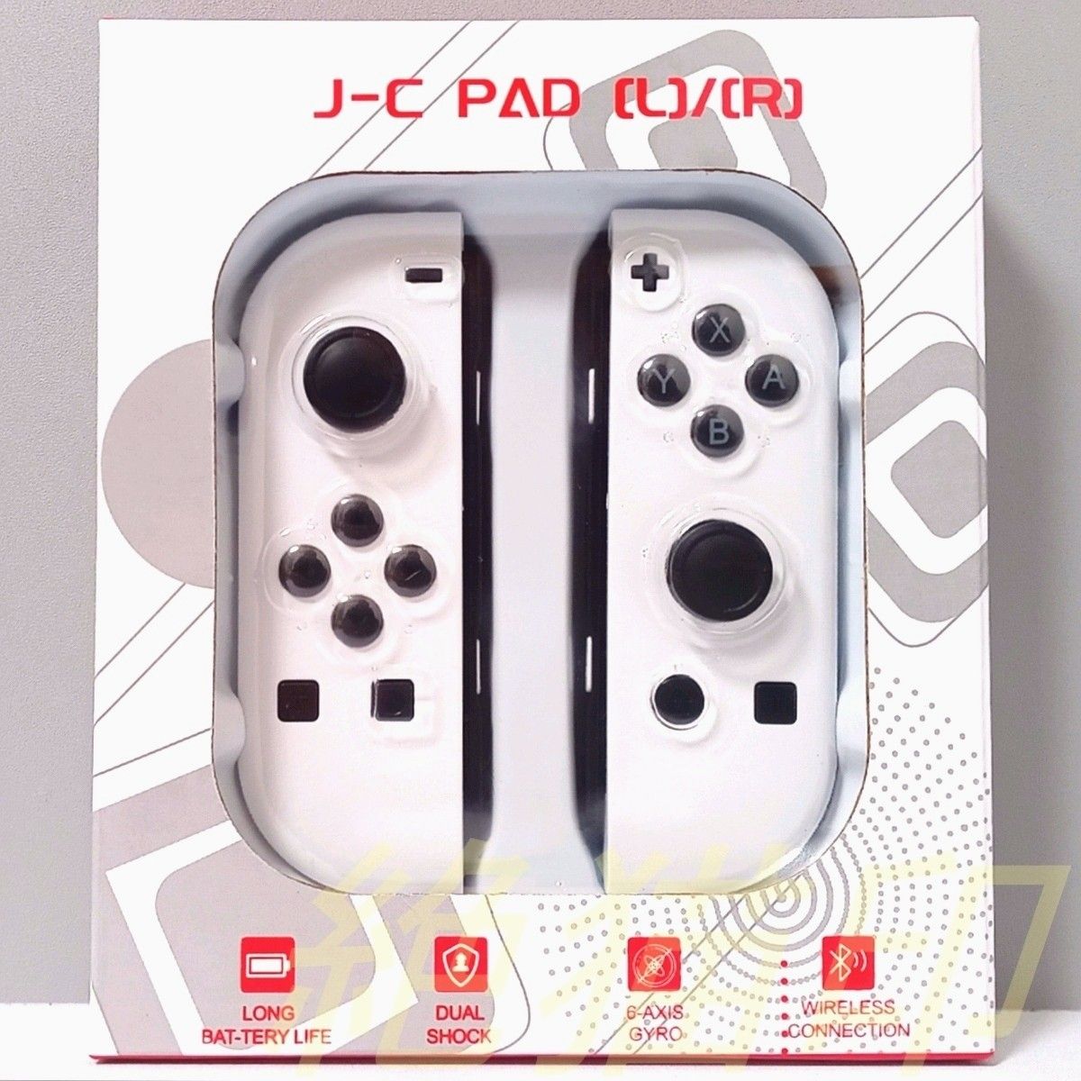 【訳アリ特価・新品】Joy-Con 連射 Gaming LED ジョイコン スノー ホワイト