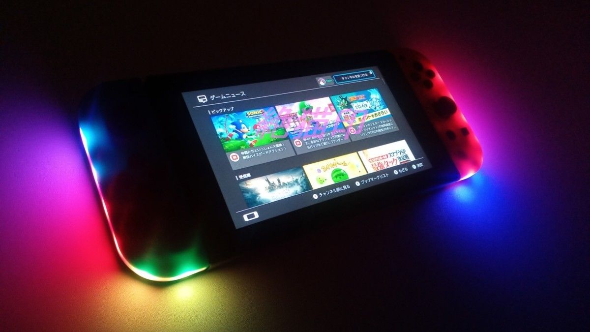 【訳アリ特価・新品】Joy-Con 連射 Gaming LED ジョイコン スノー ホワイト