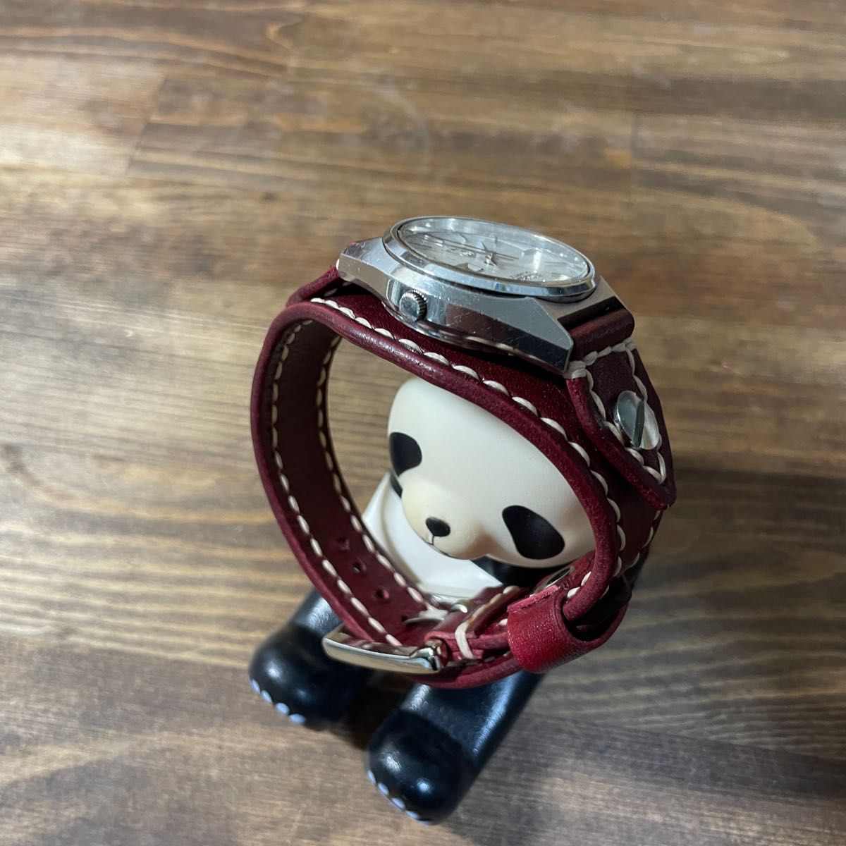 レザークラフト ハンドメイド セイコー アンティーク 腕時計 レザークラフト ハンドメイド セイコー アンティーク 腕時計