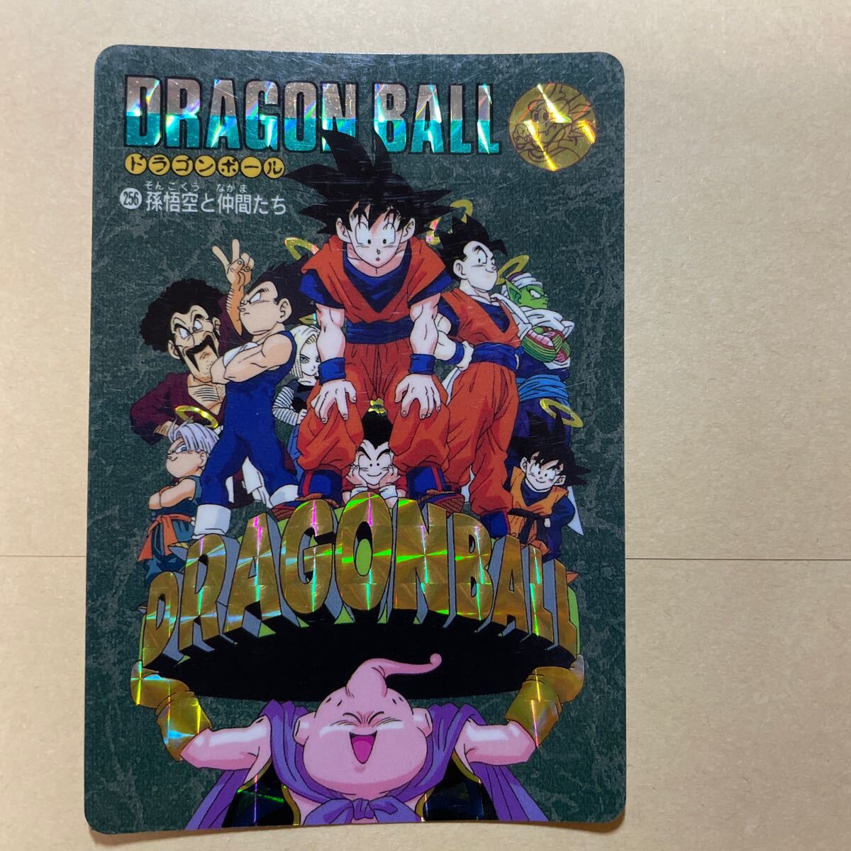  Dragon Ball Carddas 254.255.256