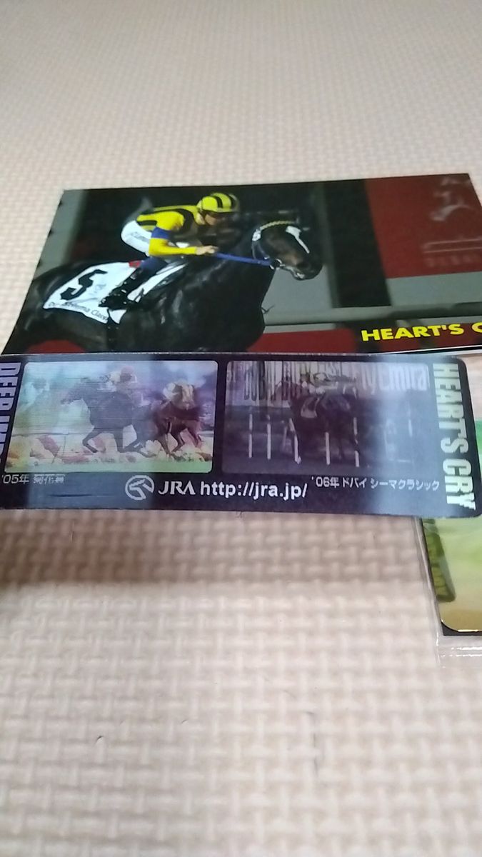 JRA オリジナル記念品 ポストカード5枚セット　 ブックマーク 　保護シート