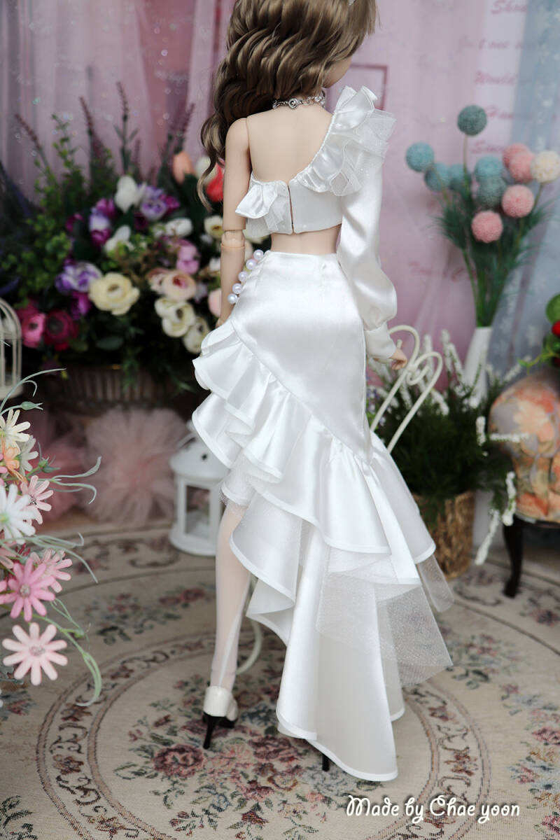 ** smartdoll dress set-Attractive look- white (One-off) **_画像10