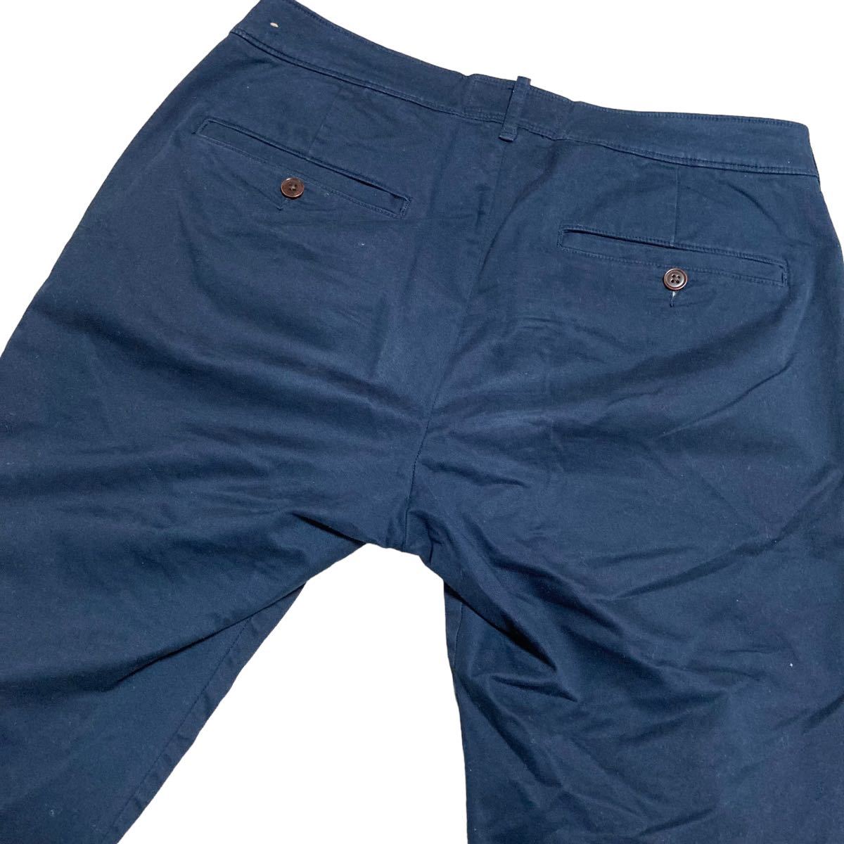 Abercrombie & Fitch LANGDON SLIM STRETCH コットンパンツ 【W31】 メンズ 古着_画像2