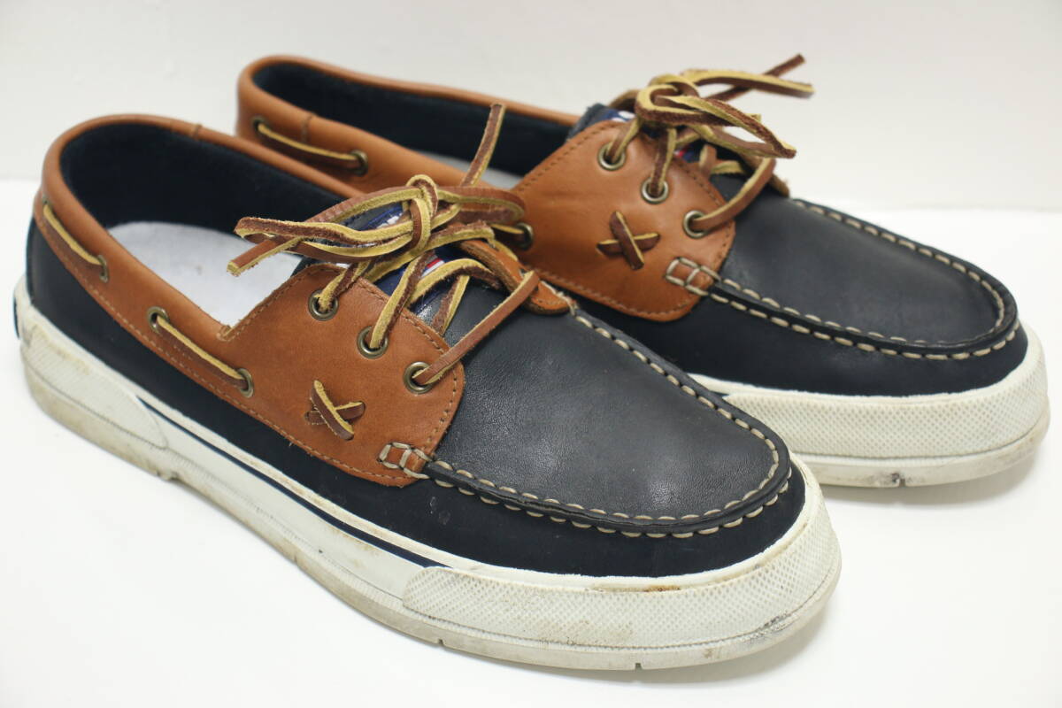 POLO SPORT デッキシューズ革靴◆27-27.5cm◆US9◆美品◆ポロ スポーツ◆RALPH LAUREN◆レザーモカシン◆USA購入_画像2