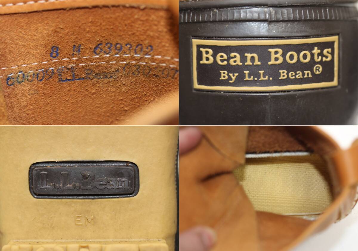 L.L.Bean ビーンブーツ◆26cm相当◆レディースUS8M◆超美品◆USA製◆エルエルビーン◆ガムシュー◆USA購入_画像7