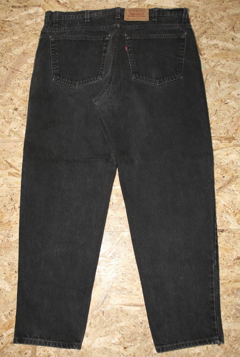 ビンテージ リーバイス 550 ブラックジーンズ◆W40L30◆98cm◆USA製◆ジーパン◆アメリカ製◆LEVI’S◆USA購入_画像3