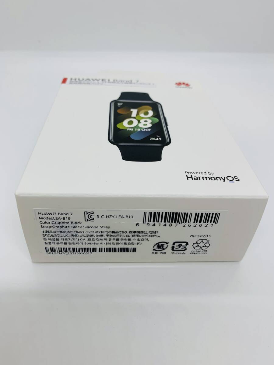 ★新品★ HUAWEI スマートウォッチ Band 7 フルビューディスプレイ1.47インチ 2週間持続バッテリー 心拍計 LEA-B19 ブラック_画像8