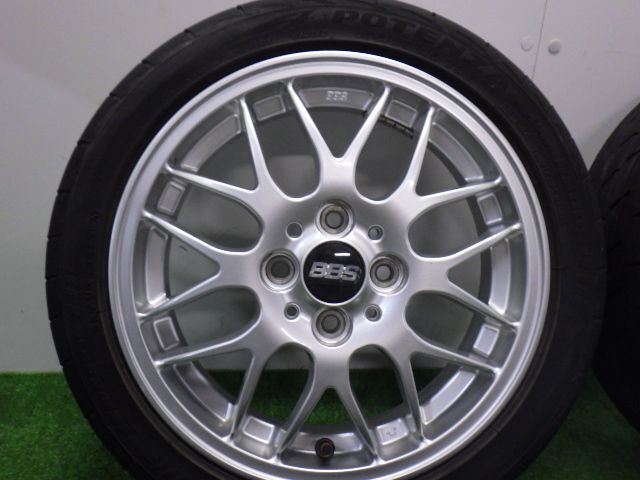 ★コペン★ブリジストン ポテンザ RE003 4本セット 165/50R15 BBS 純正 アルミ 100 4H 54mm 15インチ4.5J +45の画像6