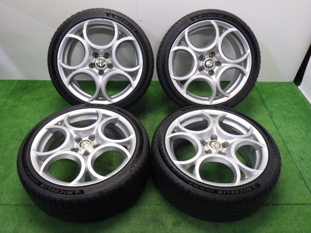 ★ジュリエッタ★ミシュラン 4本セット 225/40R18 アルファロメオ 純正 アルミ 110 5H 64mm 18インチ7.5J +41_画像1