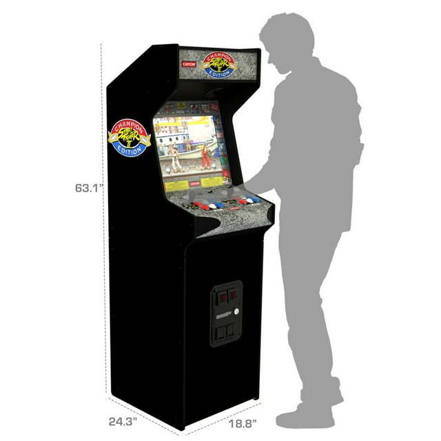  (2023年秋最新リリース) Arcade1Up Street Fighter II Deluxe ストリートファイター2 デラックス 新品未使用の画像8