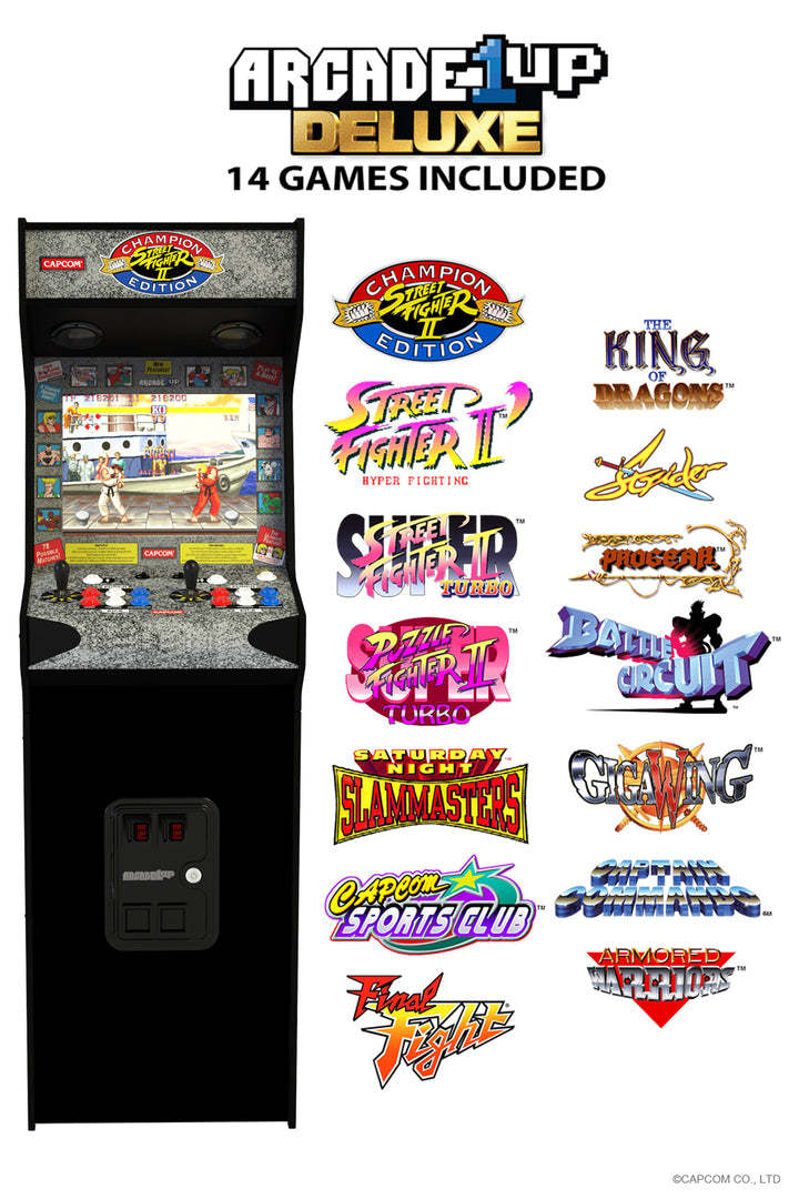 (2023年秋最新リリース) Arcade1Up Street Fighter II Deluxe ストリートファイター2 デラックス 新品未使用の画像3