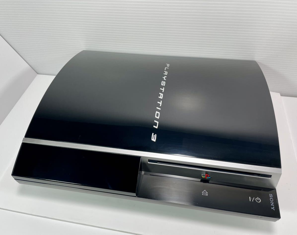 美品 動作品 SONY ソニー PS3 CECHH00 40GB Playstation3 ブラック FW:2.00プレイステーション３ 純正箱付き セットの画像6