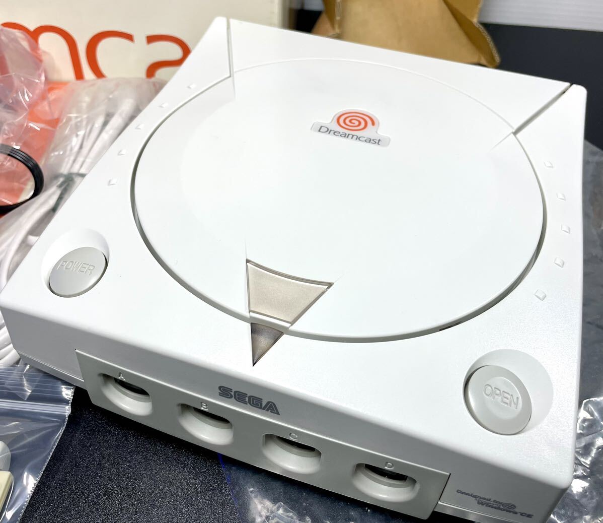 美品/動作品 ドリームキャスト DC ドリキャス 本体 HKT-3000 Dreamcast セガ SEGA セット箱説付の画像6