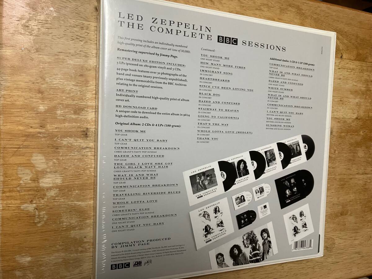Led Zeppelin / THE COMPLETE BBC SESSIONS Super Deluxe Edition EU盤 新品　,3CD+5LP レッド・ツェッペリン_画像2