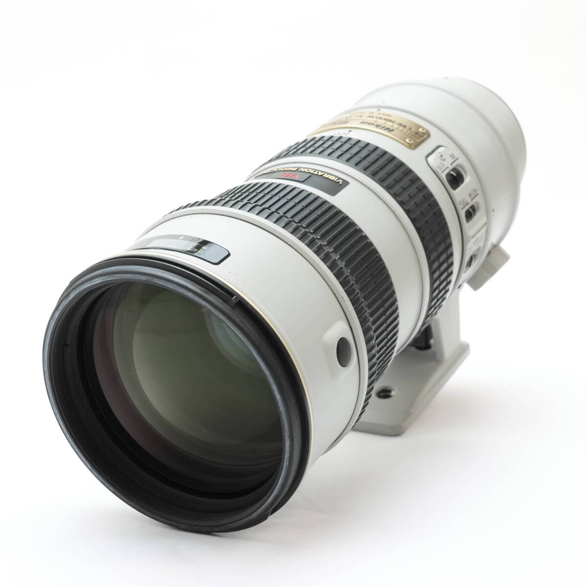 #F1107【外観美品】 Nikon ニコン AF-S VR ED 70-200mm F2.8 G(IF) ライトグレー