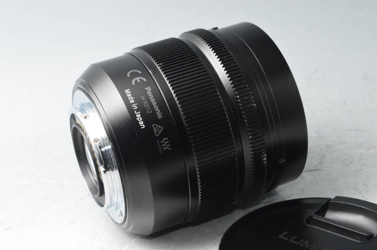 #a1380【外観美品】 Panasonic パナソニック LEICA DG SUMMILUX 12mm F1.4 ASPH._画像5