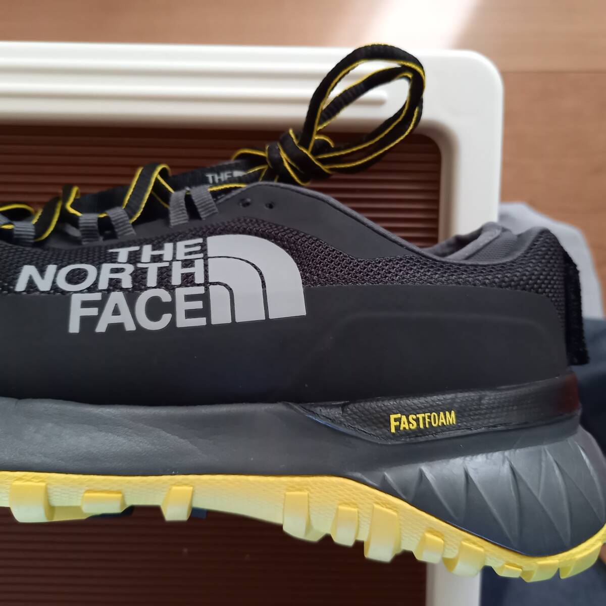 未使用 THE NORTH FACE トレイルランニングシューズ 27.0cm NF02001　TNFブラック×ジンクグレー_画像8