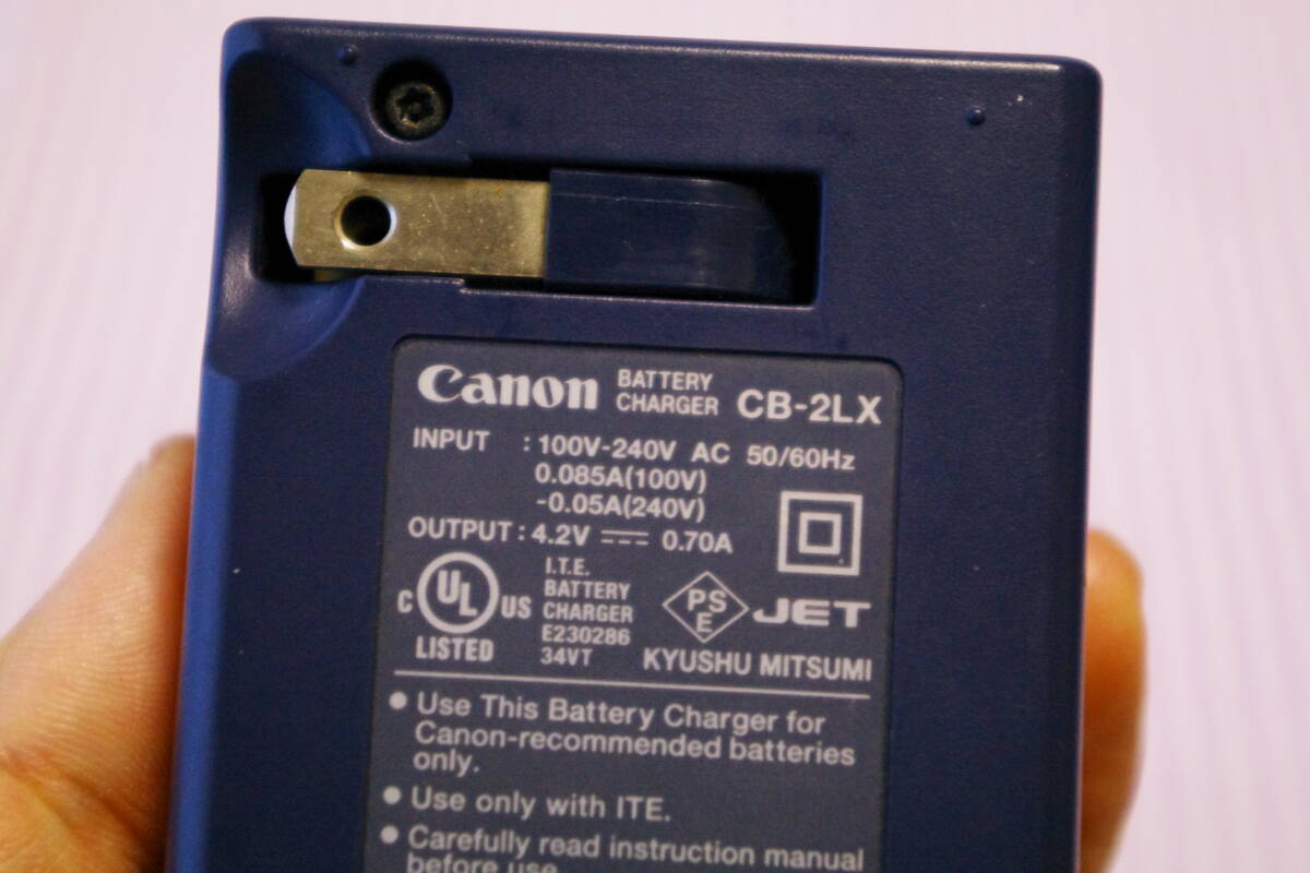 Canon キヤノン バッテリーチャージャー CB-2LX ■i3_画像2