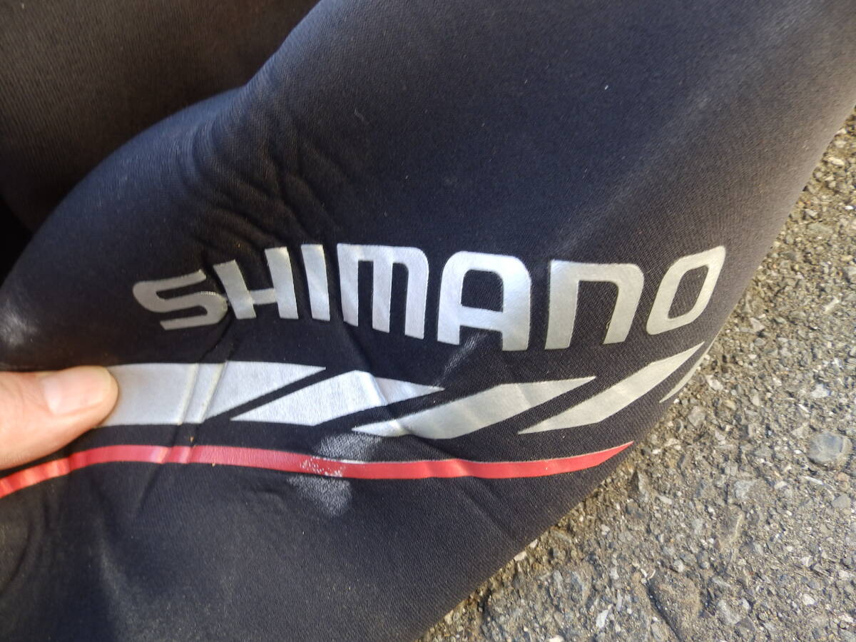 SHIMANO/シマノ ウエーダー WA-073M size LB ネットで見ると大きめのLのようです 靴底サイズ画像確認 中古！の画像3