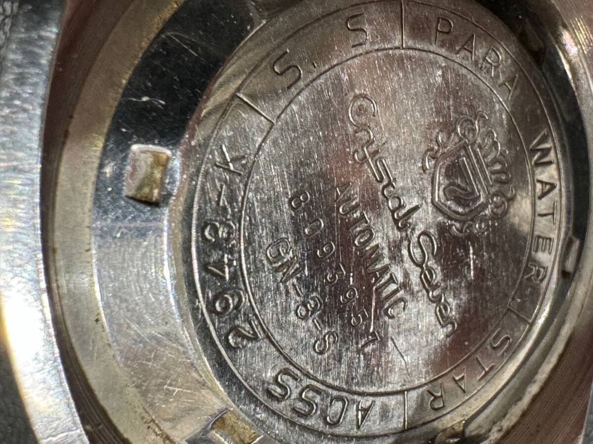 ■ヴィンテージ■CITIZEN・シチズン クリスタルセブン CUSTOM Ref.ACSS2943-K 自動巻き・メンズ腕時計 （602-149）の画像4