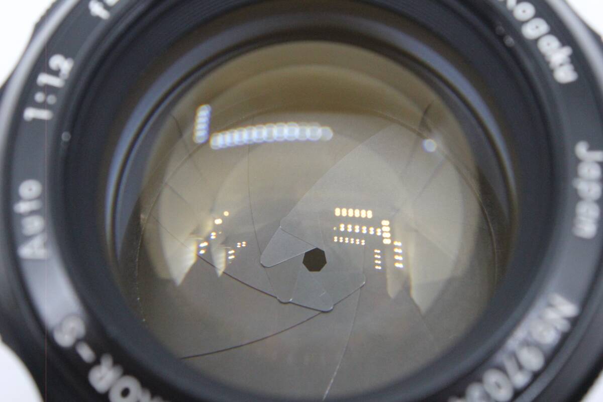 【送料無料１円／超希少／未使用に近い】 ニコン Nikon Nippon Kogaku NIKKOR-S Auto 55mm F1.2 ケース MT4241の画像3