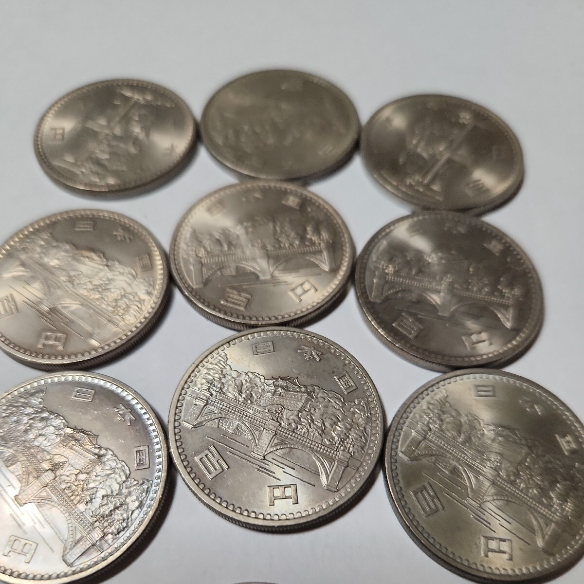 昭和51年御即位50年記念100円硬貨12枚セット_画像6