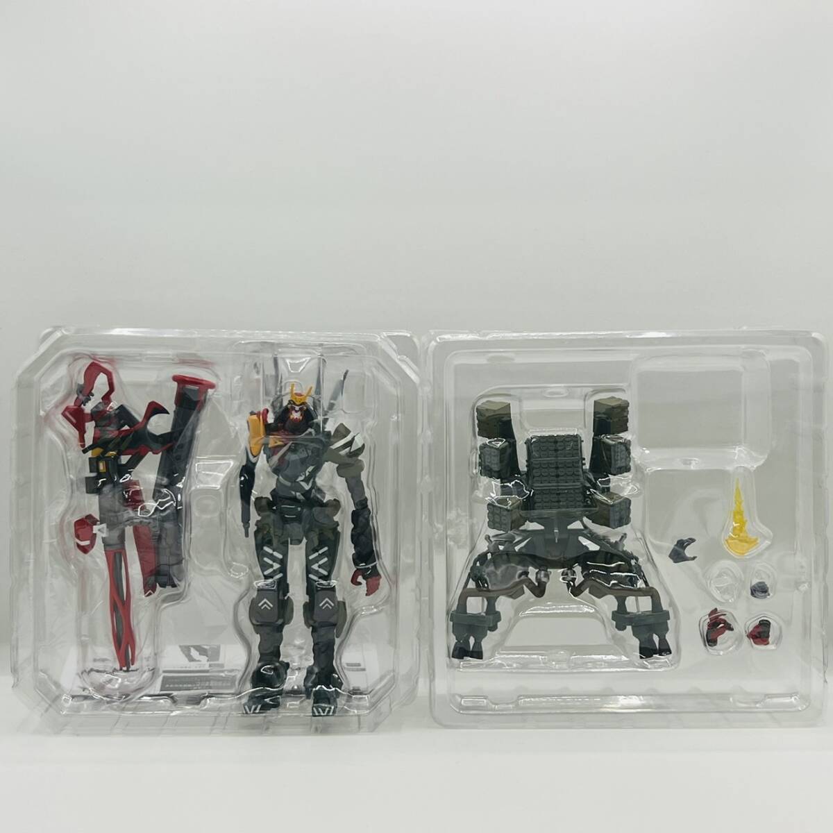 【中古】 リボルテック エヴァンゲリオン 海洋堂 ニコイチ型新2号機α フィギュア / REVOLTECH EVANGELION EVA JA-02機体流用 KAIYODO_画像4