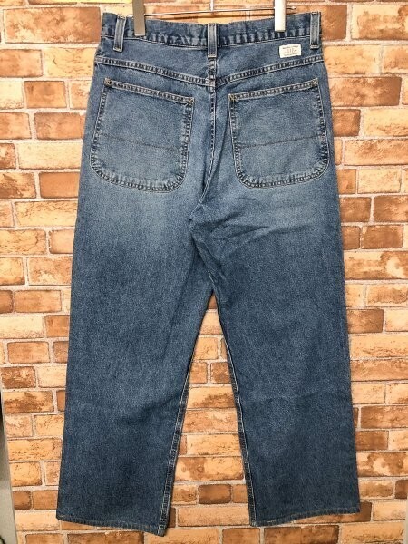 GAP Gap мужской woshuwa- машина Denim джинсы брюки 32×32 голубой Mexico производства 