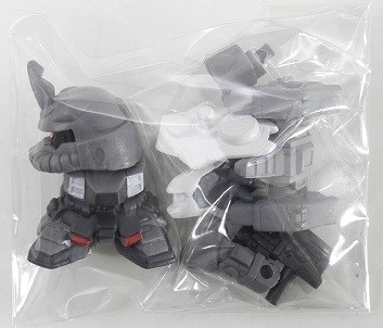 バンダイ SDガンダムフルカラーカスタム02「ブレイズザクファントム(ディアッカ専用機)」※開封品、カード無し_画像2