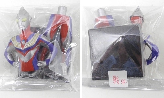 バンダイ HGウルトラマン「ウルトラマンティガ(マルチタイプ)」凹3～光の戦士スペシャル編 ※開封品、カード無し、専用台座付の画像5